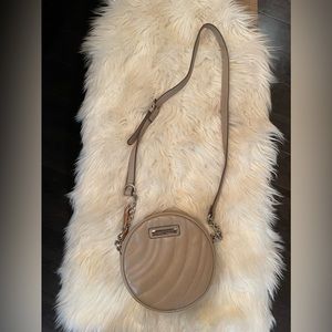 Adrienne Vittadini Taupe Crossbody Purse